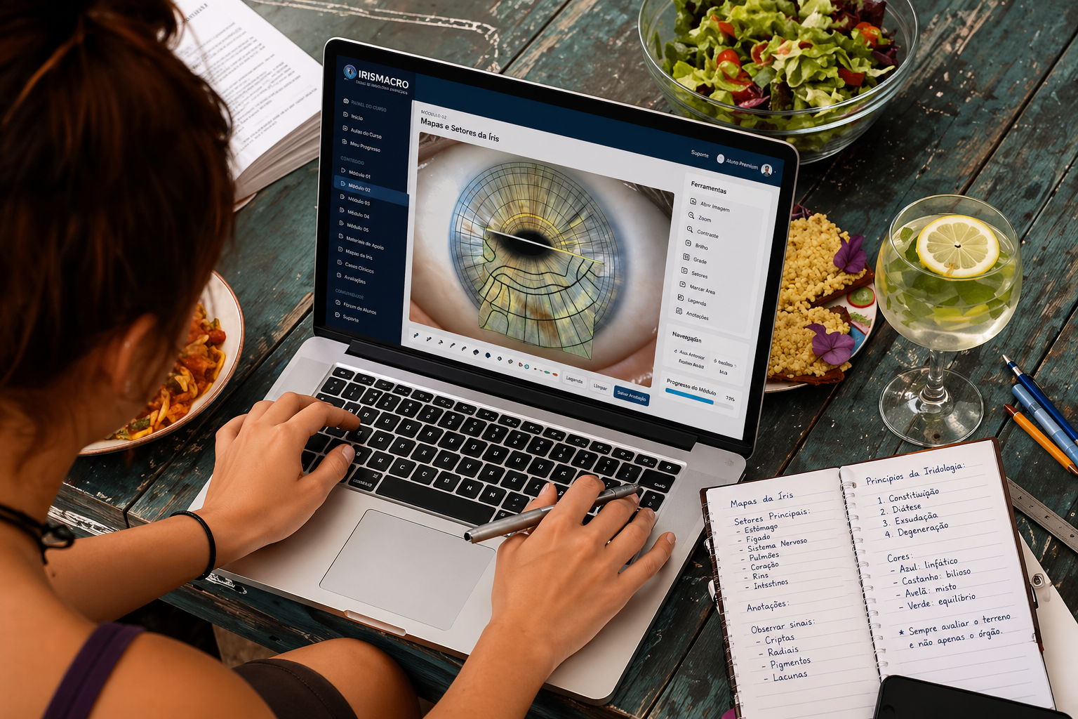 Curso de Iridologia Psico-Orgânica IRISMACRO